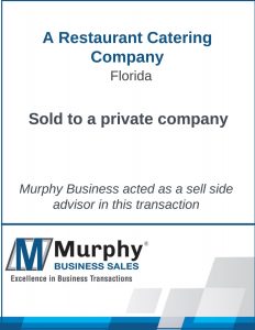 A Restaurant Catering Company Sold by Murphy Business Clearwater Office