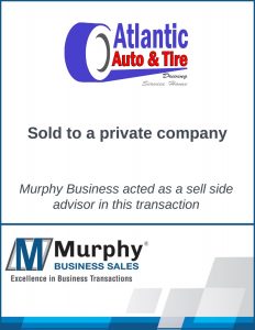 Murphy Business acted as a sell side advisor on the Atlantic Auto & Tire transaction