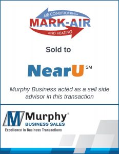 Murphy Business acted as a sell side advisor on Mark Air Air Conditioning and Heating