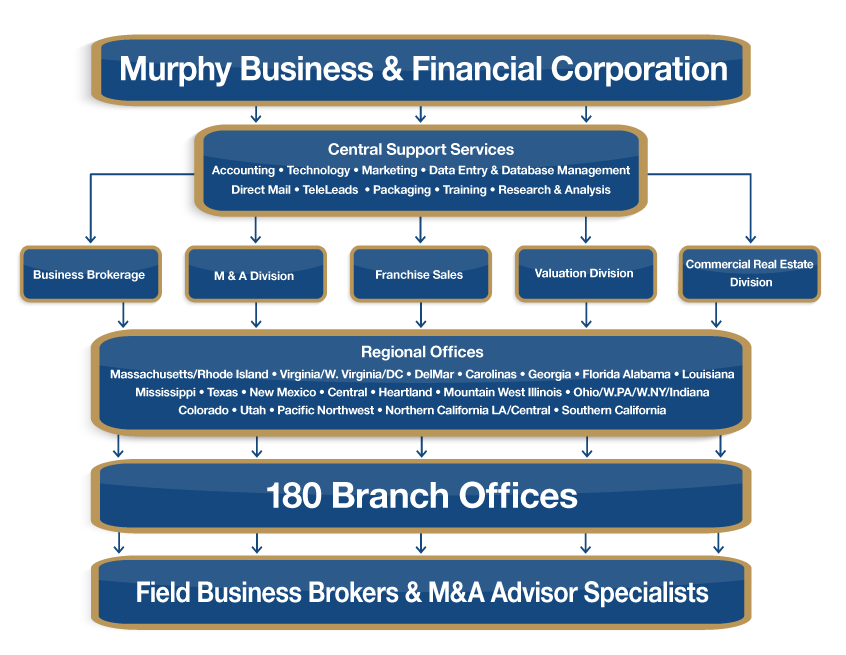 Murphy Merger and Acquisition Advisors corporate organizational chart