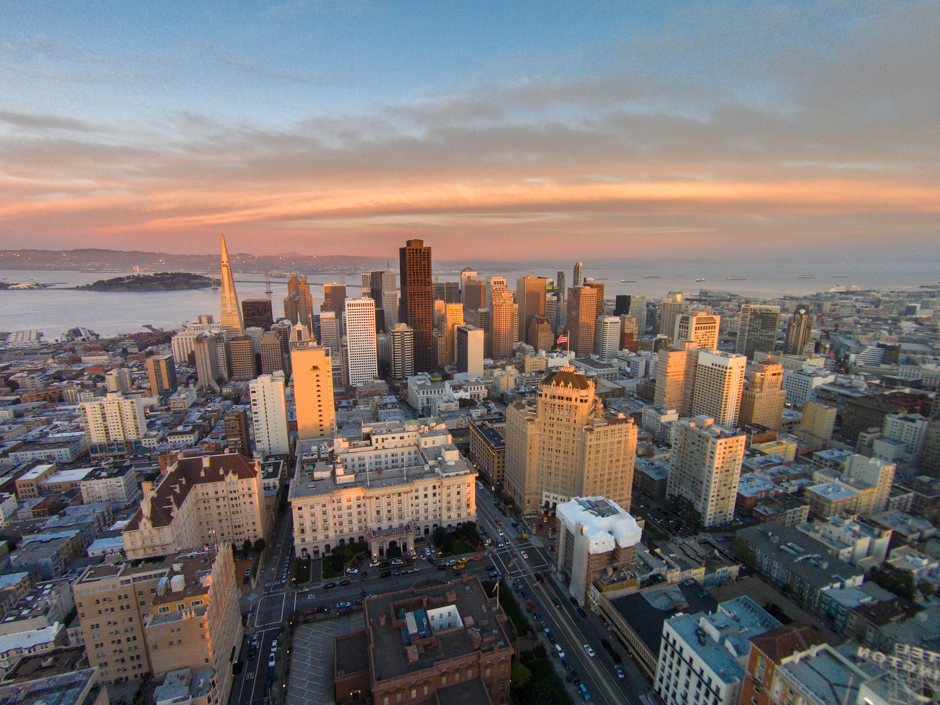 ariel view of san francisco