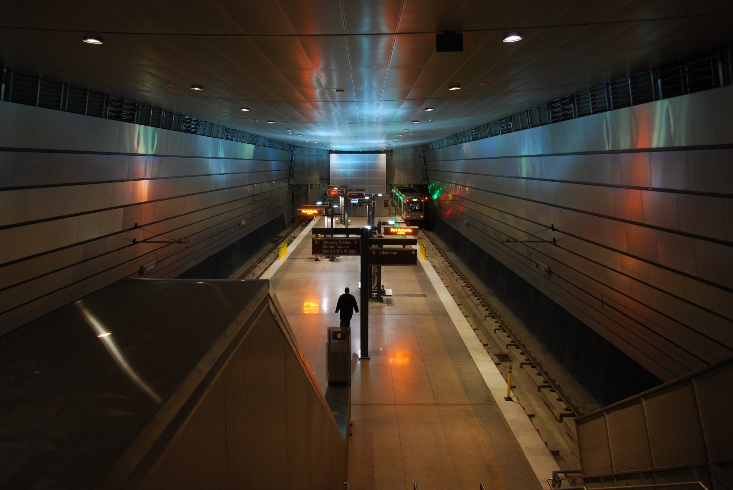 Pittsburgh public transport station